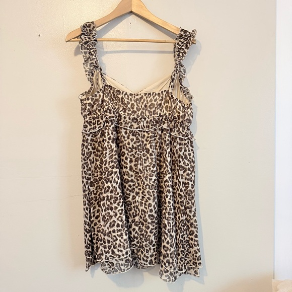 American Eagle Leopard Print Sleeveless Dress - Picture 2 of 3